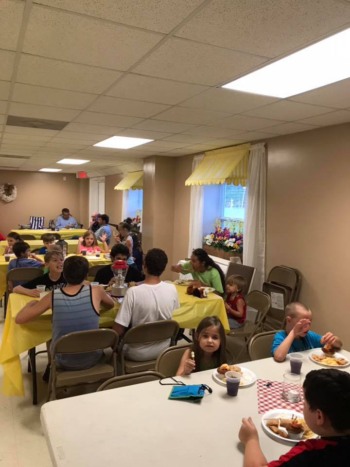 Seniors fellowship at the church